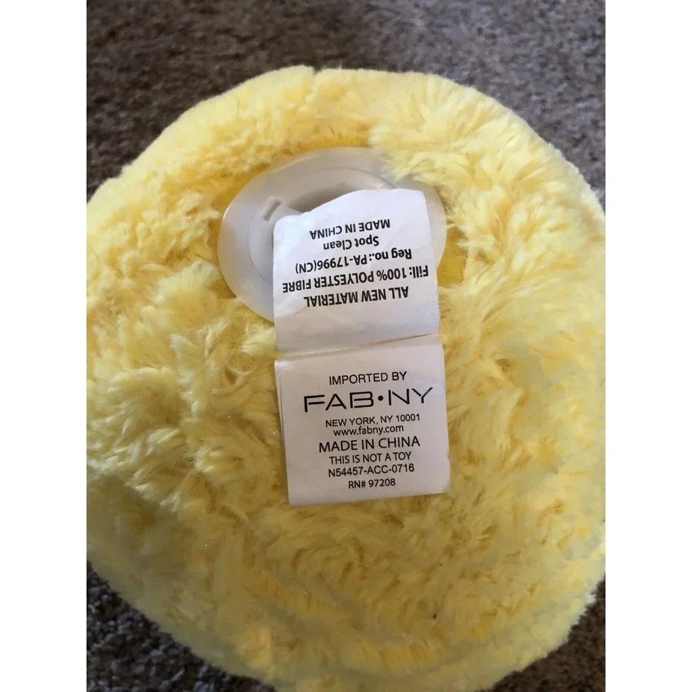 Yellow Emoji Bank ~ Heart Eyes Soft Plush Bank - Piggybank - Picture 5 of 9